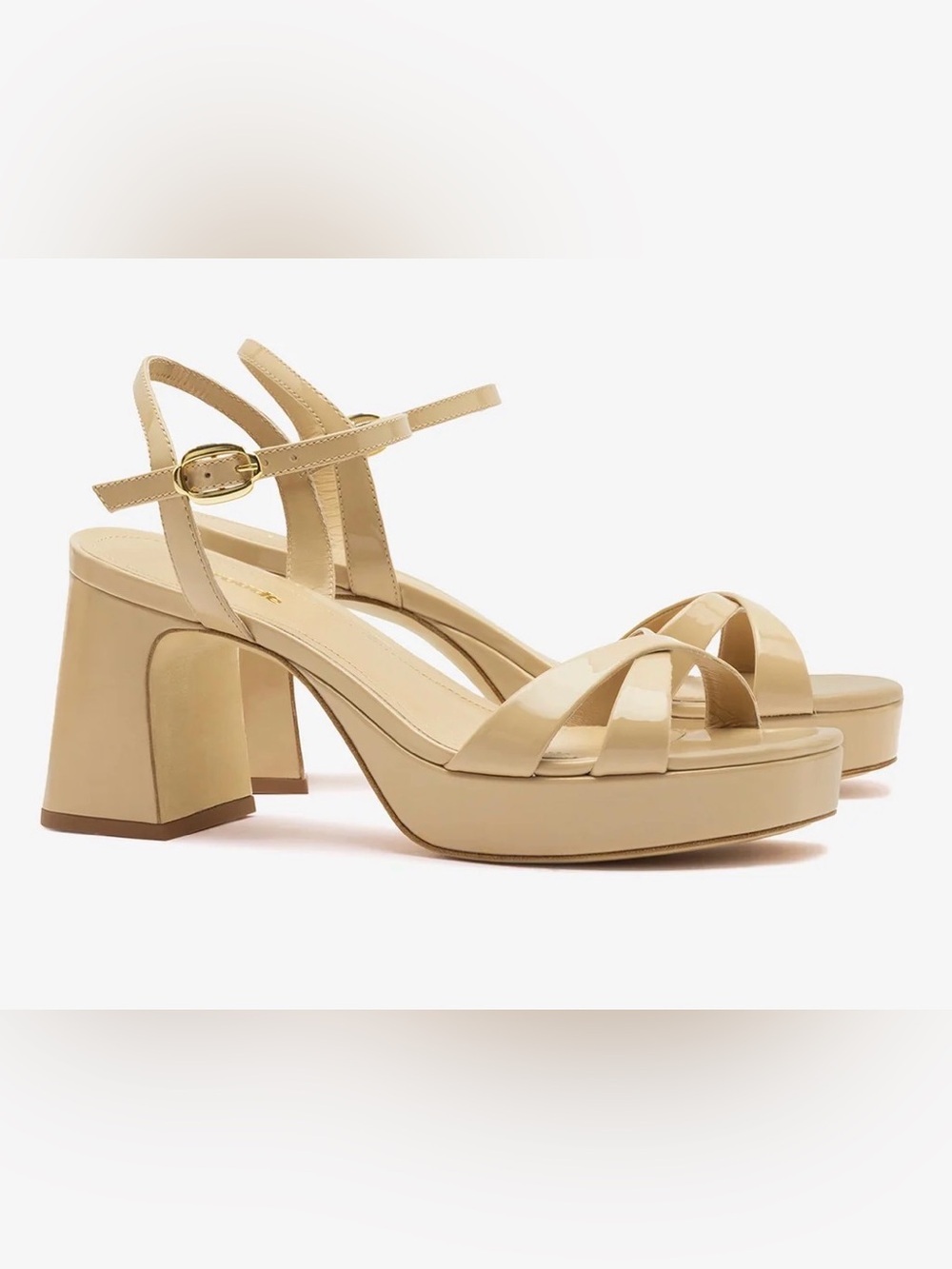 Latrobe Bianca Low Sandal Sand Patent Leather 7